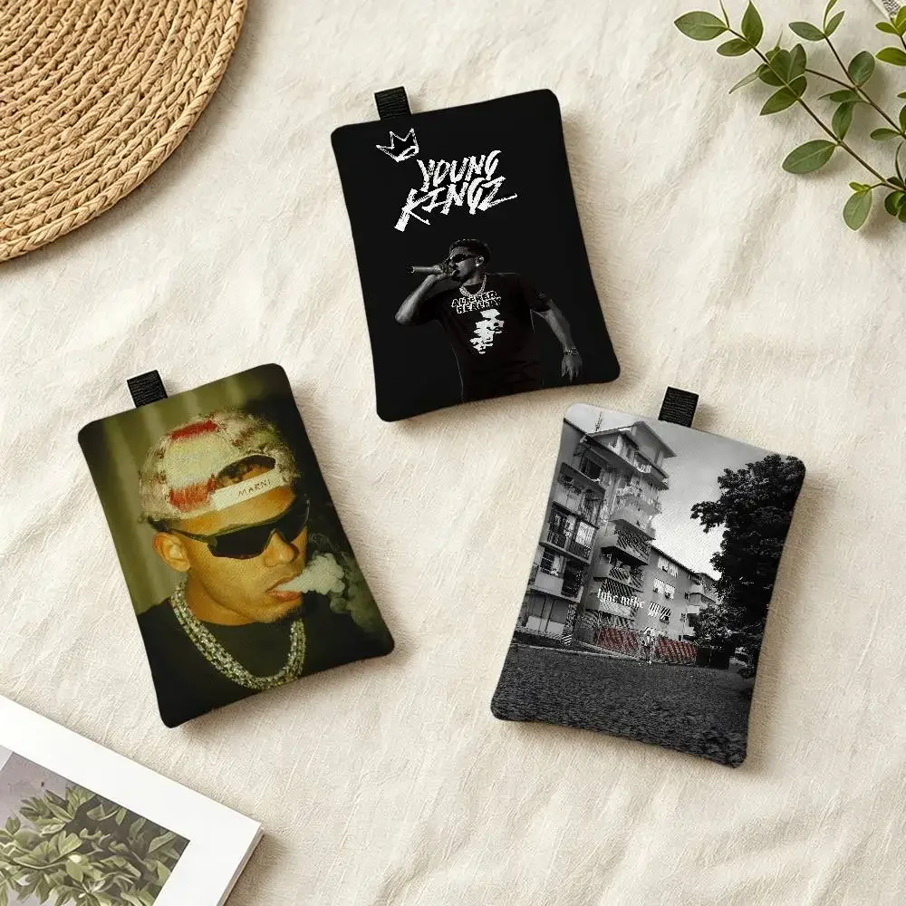 Singer M-Myke Towers Mini Hanging Oxford Cloth Coin Bag Durable Zipper Key Card Pouch With Carabiner