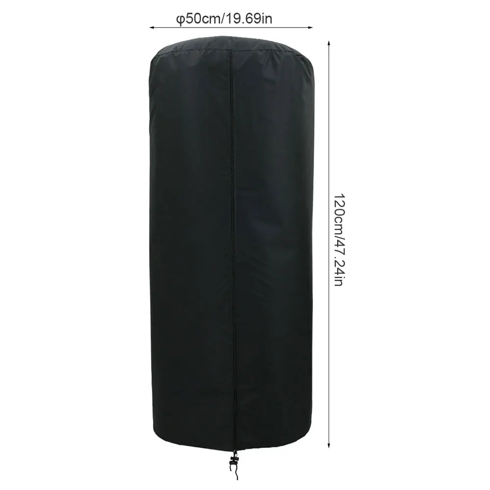 Outdoor Patio Heater Cover Waterproof Oxford Cloth Umbrella Fan Heater Cover Outdoor Garden Furnace Stove Protection Storage Bag