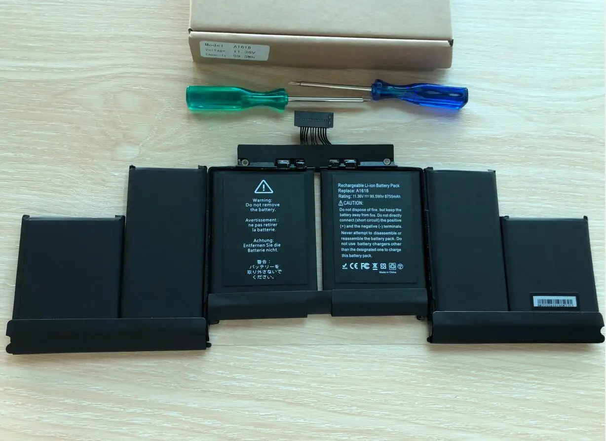 Imagem -05 - Bateria do Portátil para Apple Macbook Pro A1494 A1618 15 em A1398 Retina Me293 Me294 Mgxa2 Mgxc2 Final de 2013 e Meados de 2023 Novo