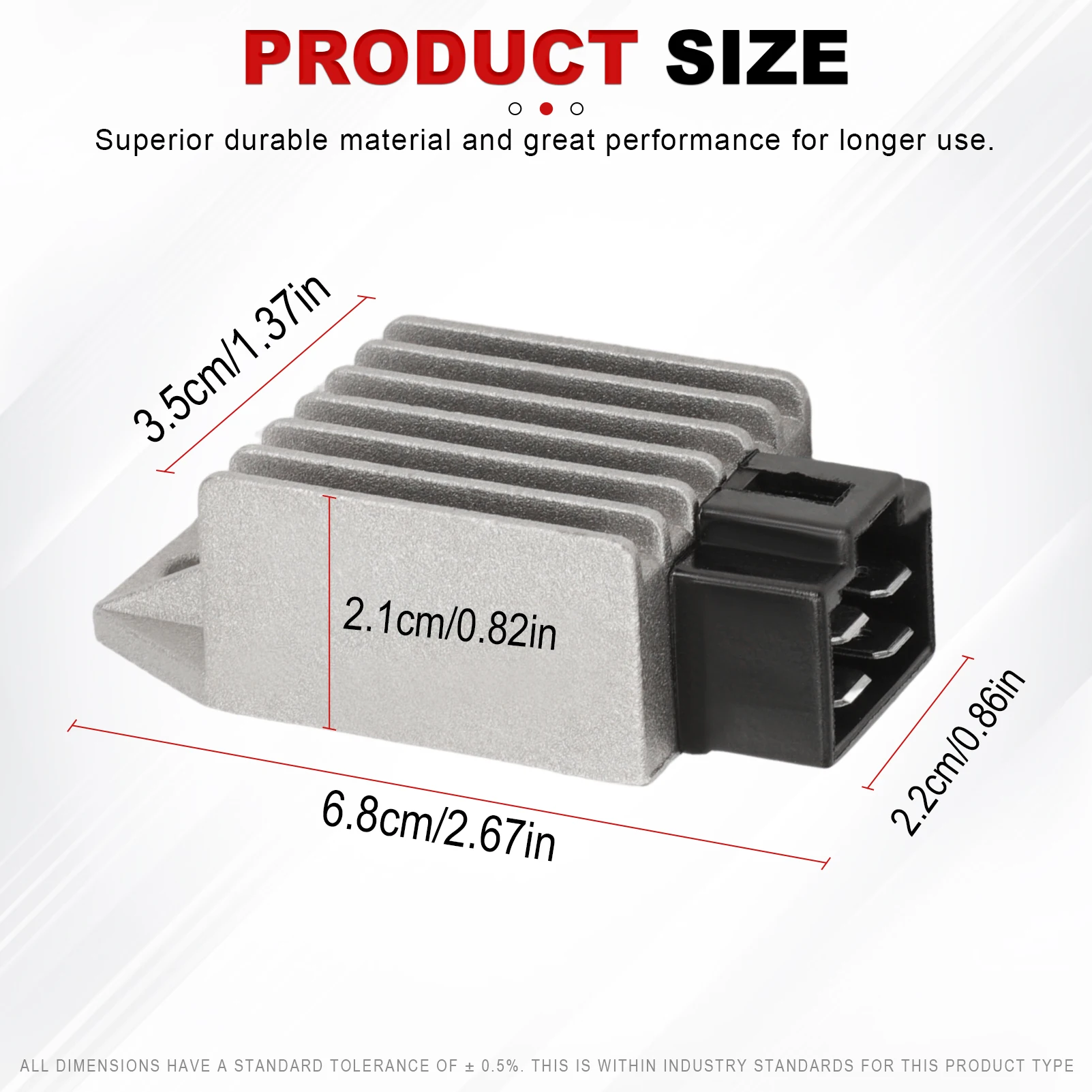 

12V AVR Current Rectifier Motorcycle Motor 4Pins For GY6 50 80 125 Regulator Rectifier Voltage Stabilizer Voltage Regulator