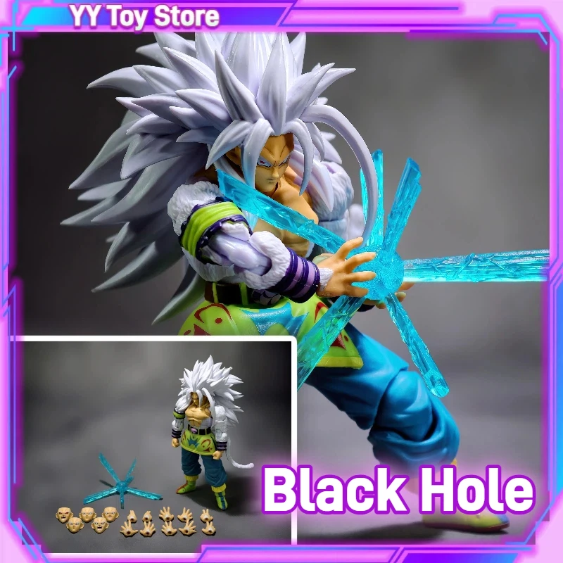 

In Stock Black Hole Toys Dragon Ball Z SHF Super Saiyan 5 Son Goku Son Gohan Xicor Anime Action Figures Models Toys Gifts