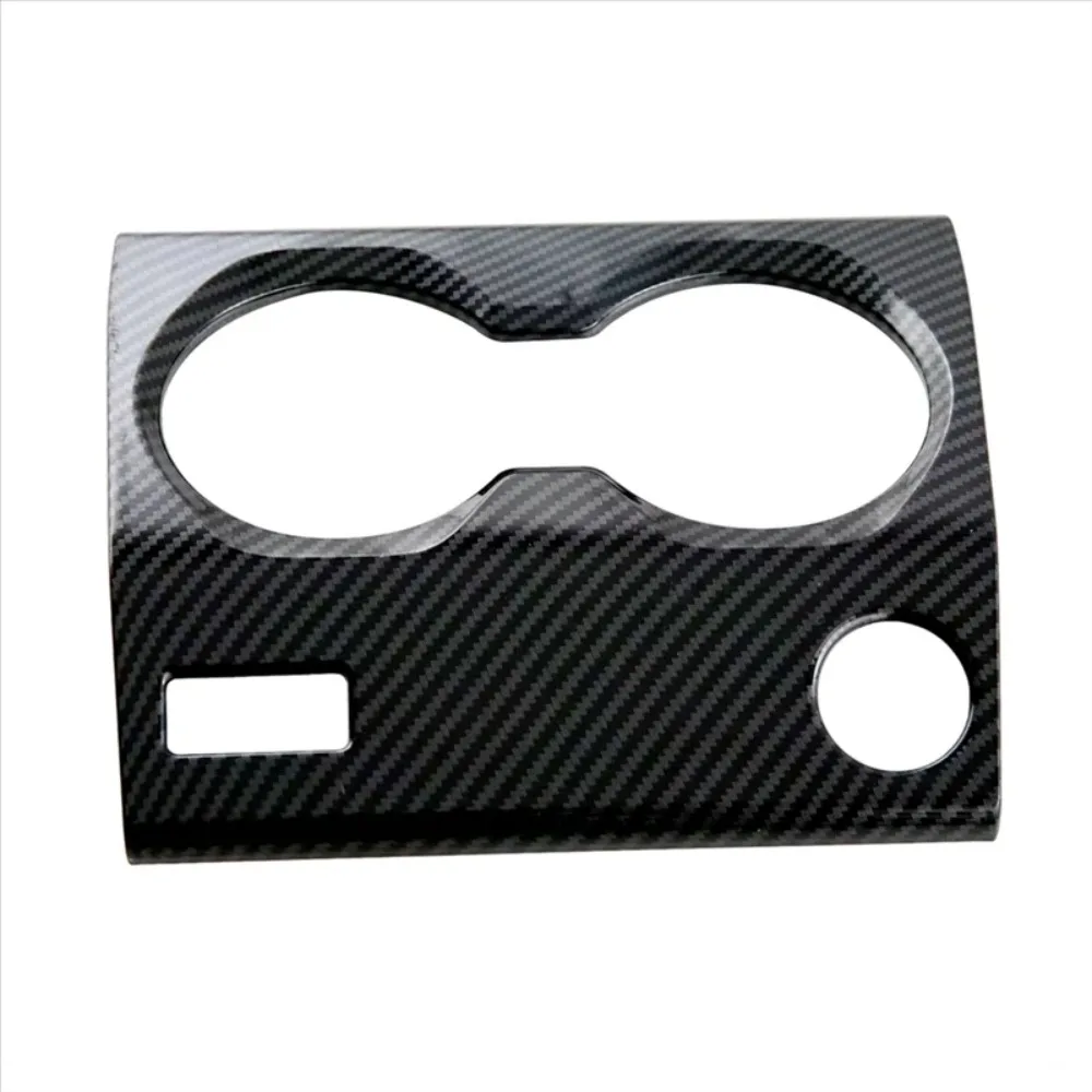 

For BMW X1 U11 2023 2024 Central Control Water Cup Holder Panel Cover Trim Interior Accessories - ABS Carbon Fiber