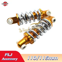 Electric Scooter Rear Support Shock Absorber Rear Spring Shock Absorber Center Distance 110mm / 115 / 125mm Gold Shock Absorber