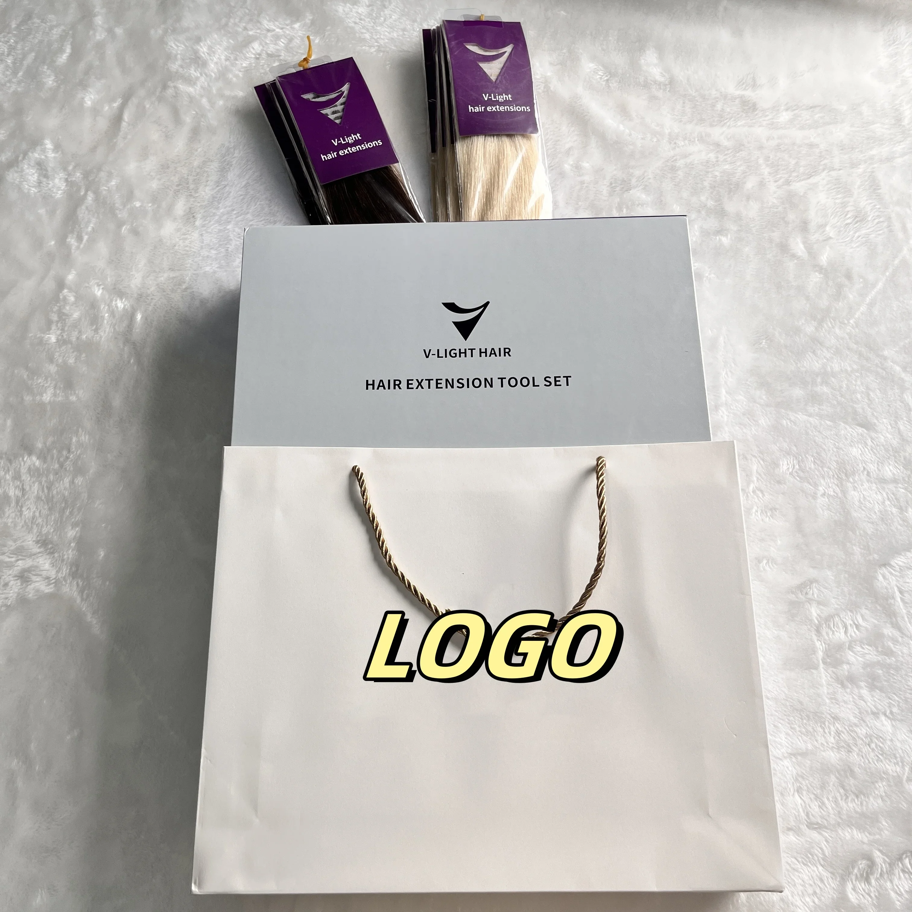 V Light Hair Extension Company latest technology can complete new v light hair extension