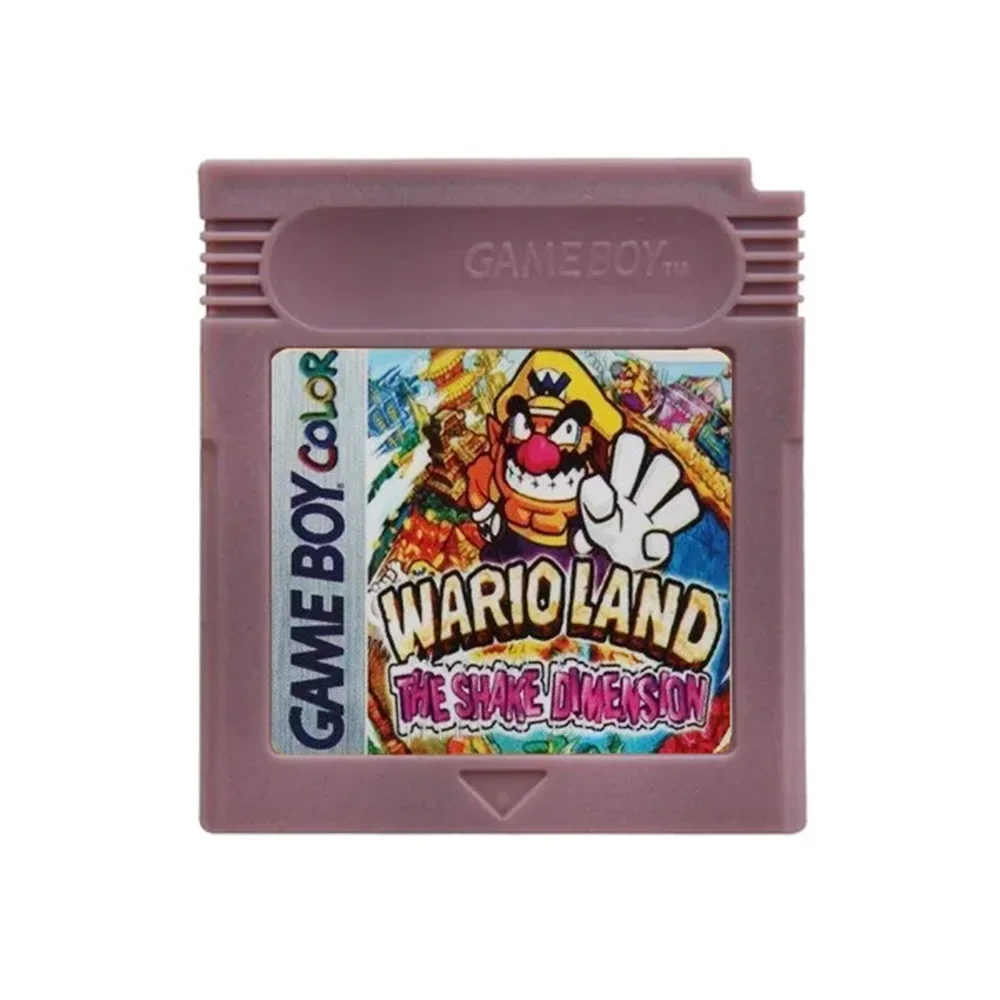 Neue GBC 16-Bit-Spielvideokassette Konsole 16-Bit-Spielkarte Wario Land Donkey Kong Wario Land 2 Yoshi für GBC/GBA Mario