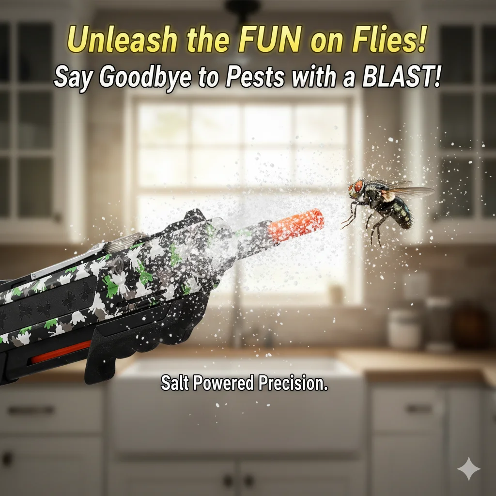 2026 New Model Of Fly And Mosquito Gun 3.0 Children's Day Gift Salt Gun Shotgun Adult Toy Gun Mosquito And Fly Gun