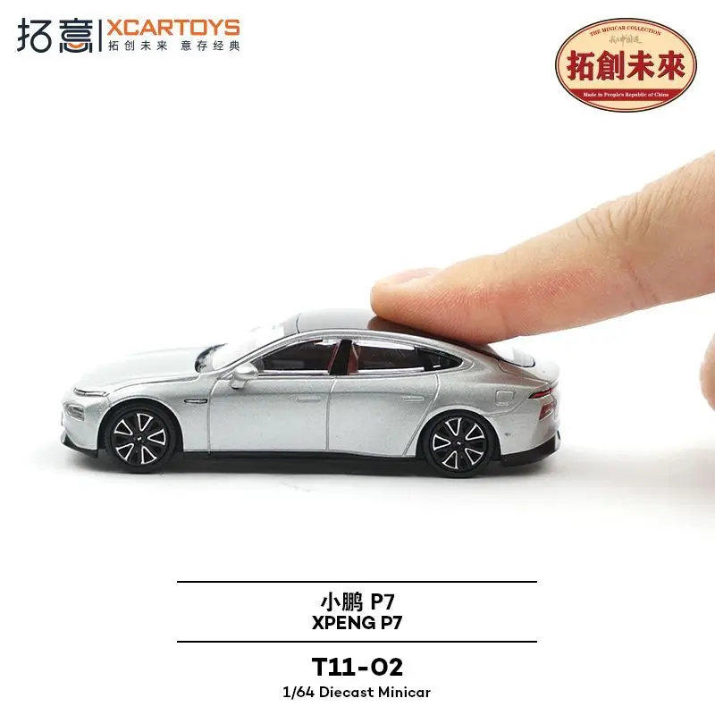 XCARTOYS 1/64 Modele samochodów odlewanych ciśnieniowo ze stopu, Policyjny G6 Xiaopeng G9 Jeep Civilian P5 Xiaopeng P7i Sedan Business Xiaopeng X9 Model