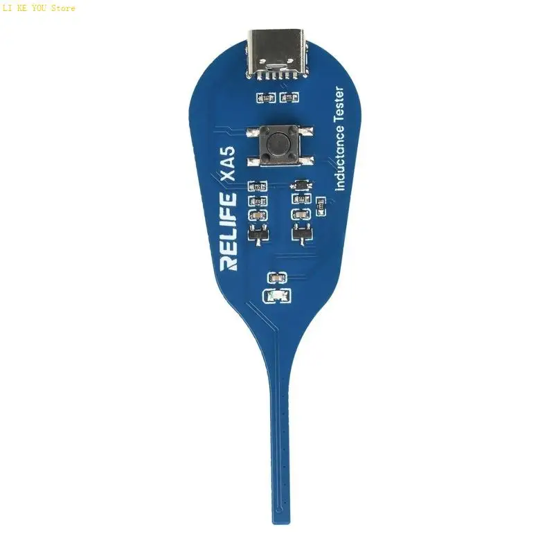 W3JE Inductance Analyzers Type C Power Supply Motherboards Coils Tester For Motherboards Component Quick Diagnostics
