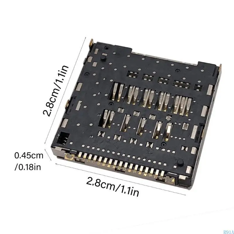 R91A Game Console Замена игровой карты Слот для ремонта консоли детали игровой карты картридж чтения