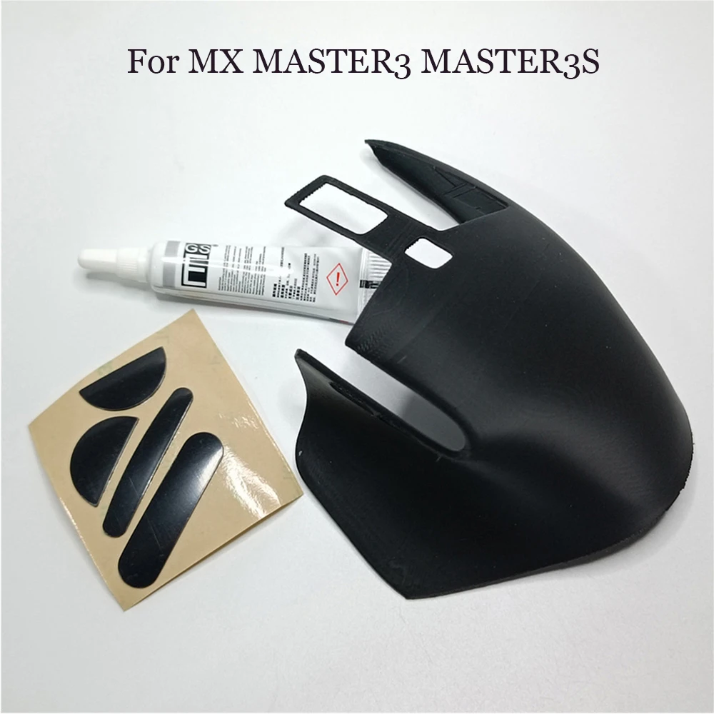 Wireless Mouse Shell + Feet Pad Set for Logitech MX MASTER3 MASTER 3S Wireless Mouse Replacement Case DIY Housing Repair Parts
