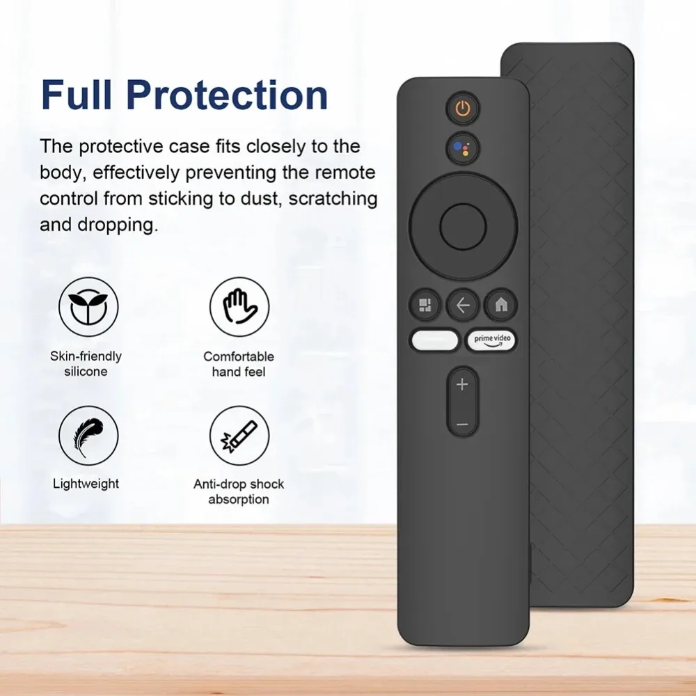 حافظة حماية من السيليكون لهاتف Xiaomi Mi TV Box S غطاء لجهاز التحكم عن بعد من السيليكون الناعم المقاوم للصدمات لهاتف Mi TV Stick 4K
