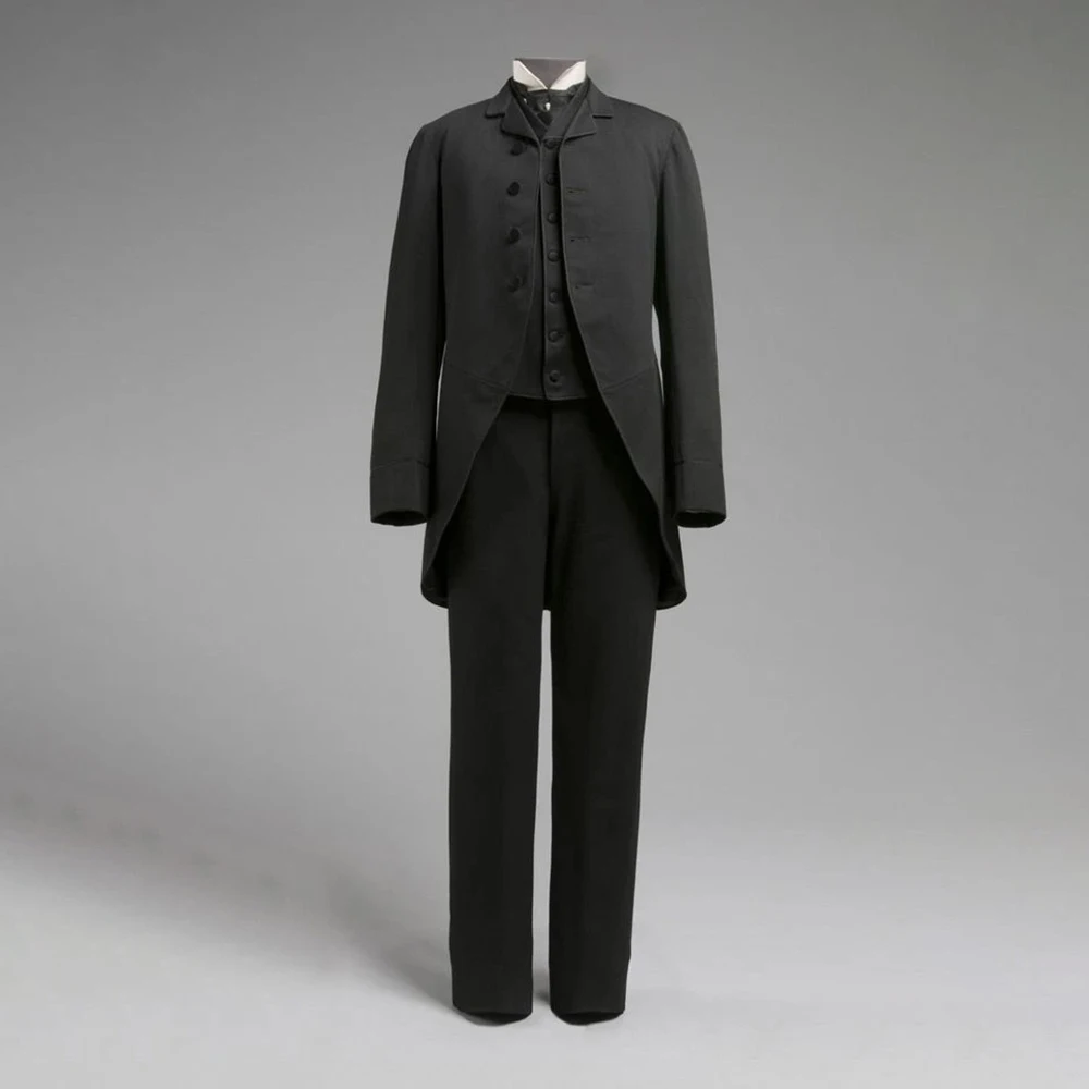 

Black Men's Suits 3 Piece Jacket Pants Vest Sets Single Breasted Notch Lapel Slim Fit Male Clothing High Quality Daily Outfits