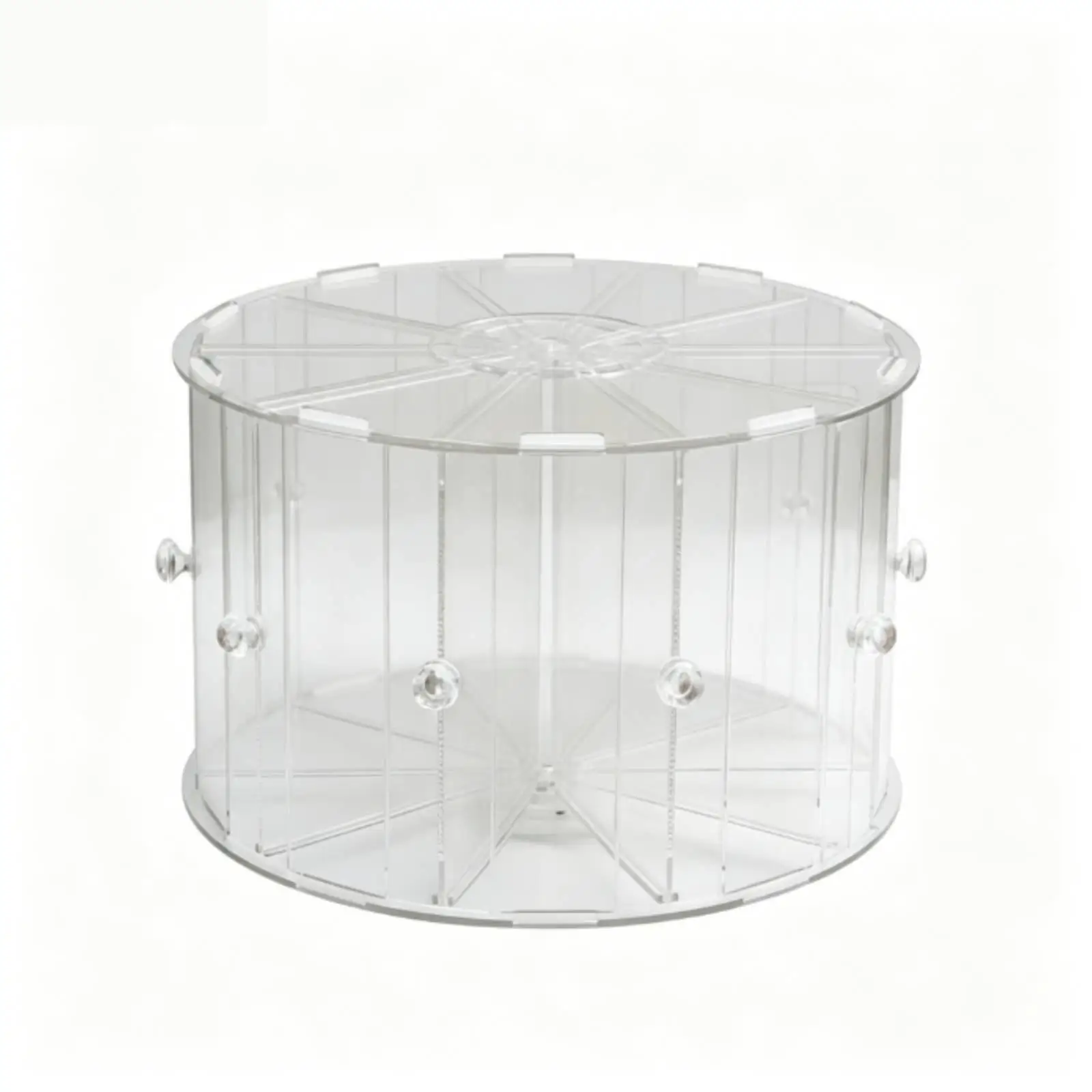 Rotating Earring Stand Large Capacity Rotating Earring Holder Transparent Design