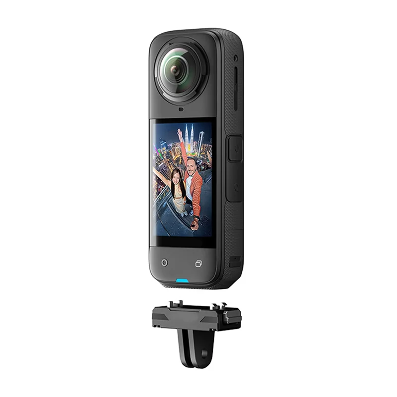 B18B ل Insta360 X5 Ace Pro2 المغناطيسي الإفراج السريع قاعدة قوس ركوب حامل محول للكاميرات الرياضية