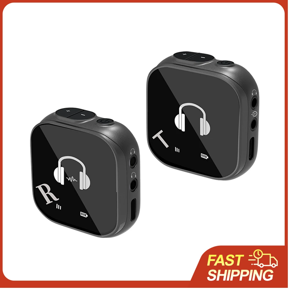 5.8G Wireless In Ear Monitor System Wireless IEM System with Transmitter Receiver Automatic Pairing Professional In Ear Monitor