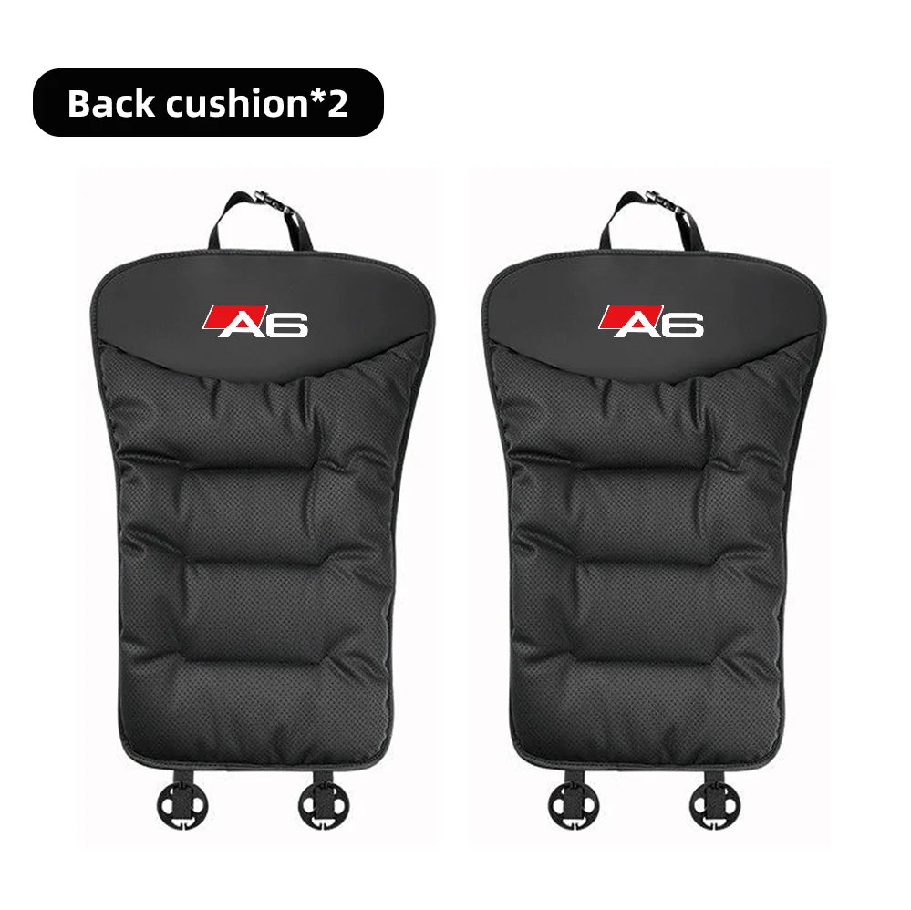 Lederen Autostoel Cover Universele Vier Seizoenen Auto Voor/Achter Zitkussen voor Audi A1 A3 A4 A5 A6 A7 a8 Auto Stoel Protector Pad