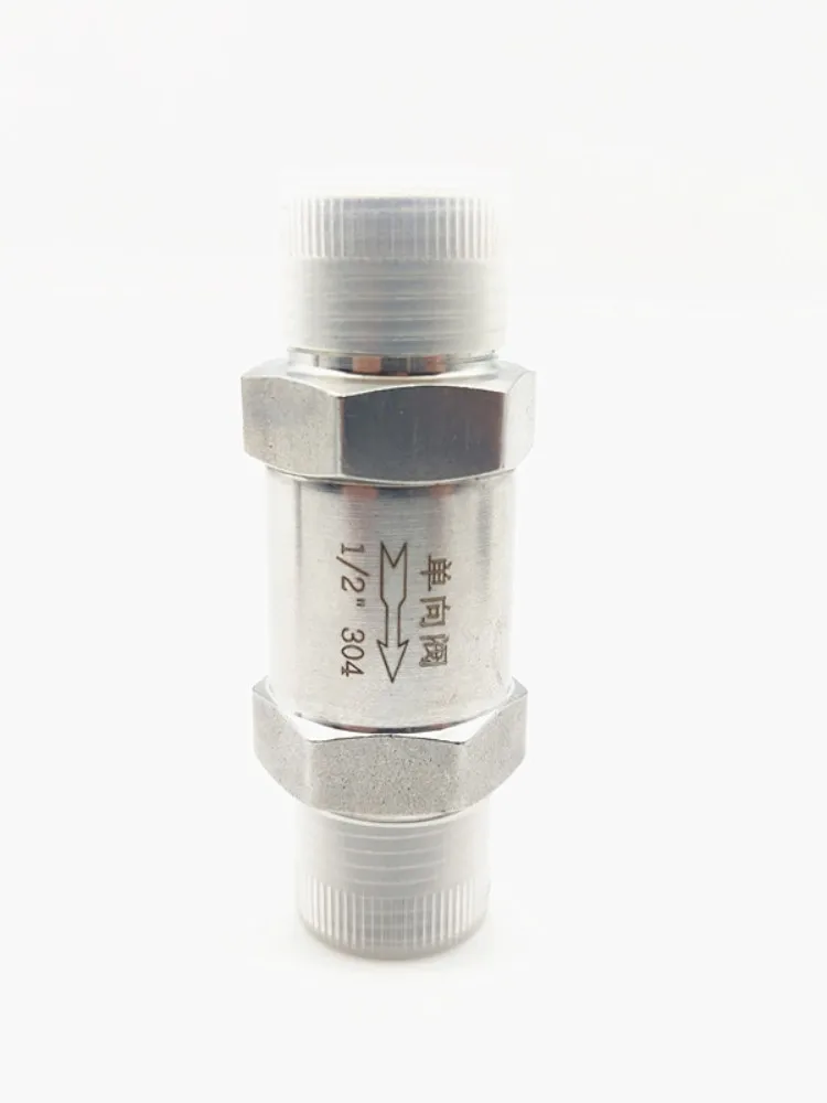 1/8 "1/4" 1/4 "bsp Stecker zu Stecker Einweg-Rückschlag ventil Rückschlag Inline 1/2 Edelstahl