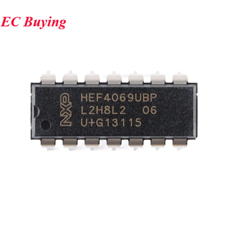 10Pcs/1pc HEF4069UBP HEF4060BT HEF4066BT HEF4069UBT HEF4069UBP, 652 DIP-14 SOIC-16 SOIC-14 6-Channel 3V to 15V Inverter IC Chip