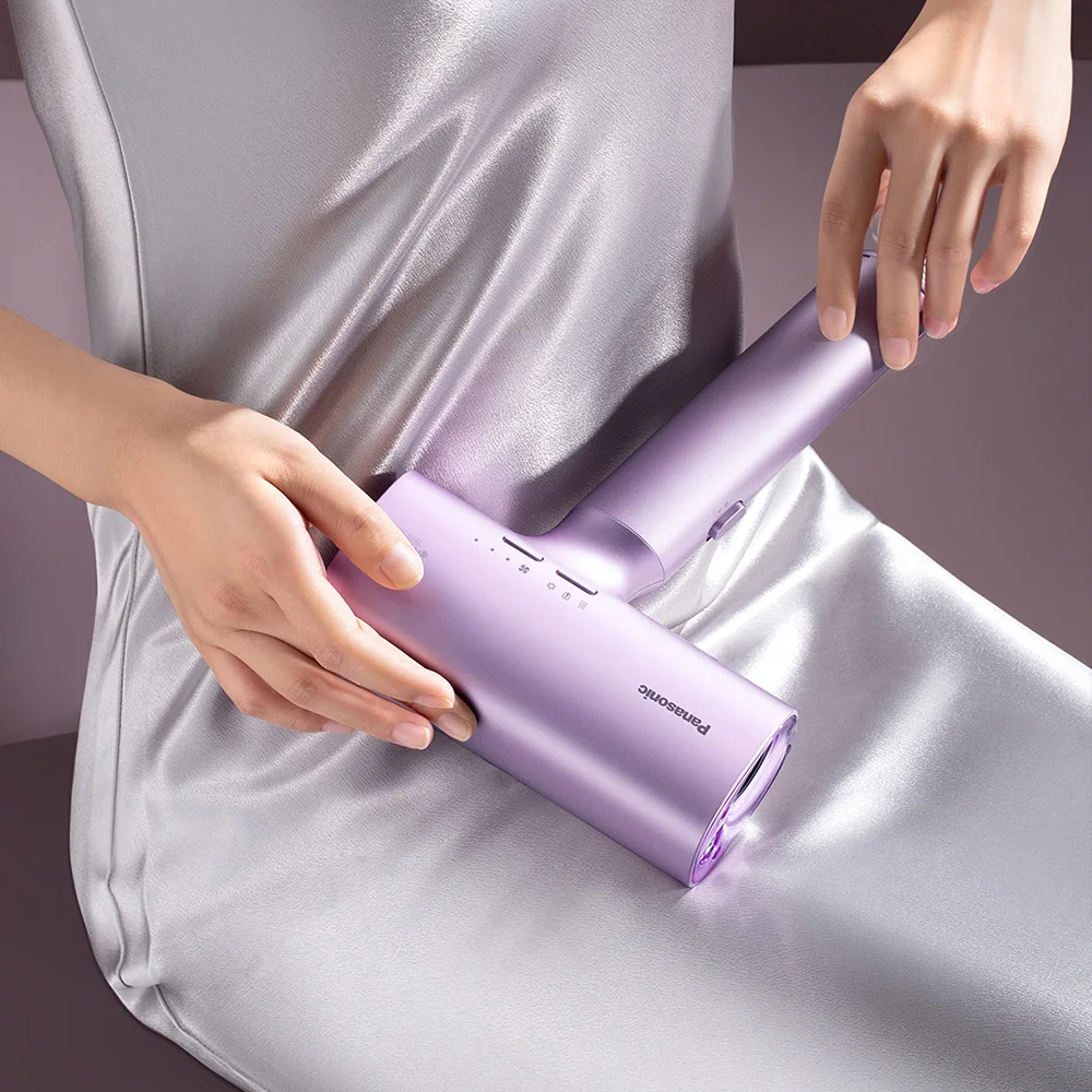 مجفف الشعر باناسونيك Nanoyi تكنولوجيا العناية بالرطوبة 1200 واط فوهة ذكي الهواء الساخن والبارد 3 درجات الحرارة مجفف الشعر المنزلي