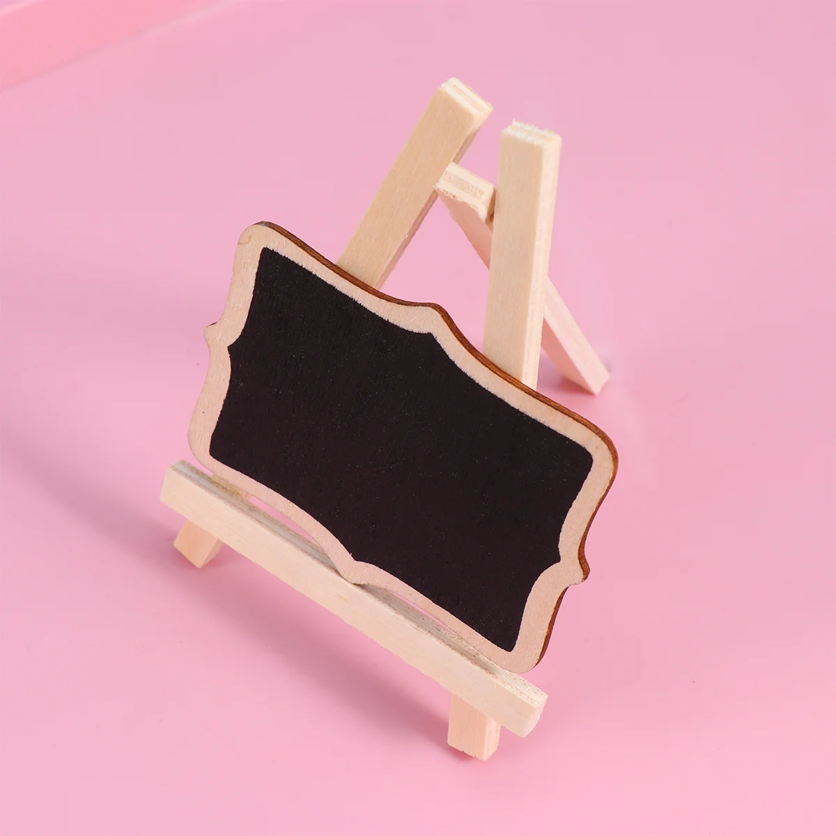 

Reminder Board Message Label Stand Kids Blackboard Small Chalkboard Sign with Easel Desktop Cute