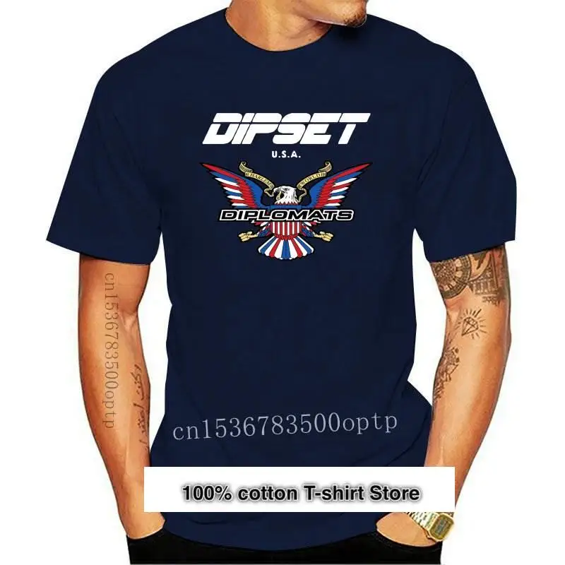 New Dipset The Diplomats Logo Tee Tshirt Men T-Shirt Black