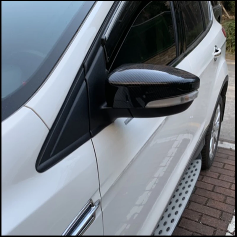 

Car Styling For Ford Kuga Escape Ecosport 2013-2018 Rearview Mirror Cover Cap Housing Replace Style Protector Trim Accessories