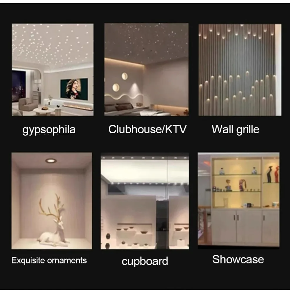 1W Mini Spotlight 12V Downlight Led Spot Kitchen Cabinet Spot Lights Recessed Ceiling Light with Remote Control Indoor lighting