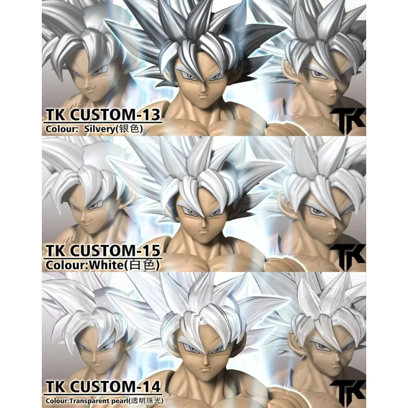 Dragon Ball TK Studio Goku Perfect Ultra Instinct 3.0 Head Sculpt Accessory Pack 1/12 Action Figure Collectible Toy Gift