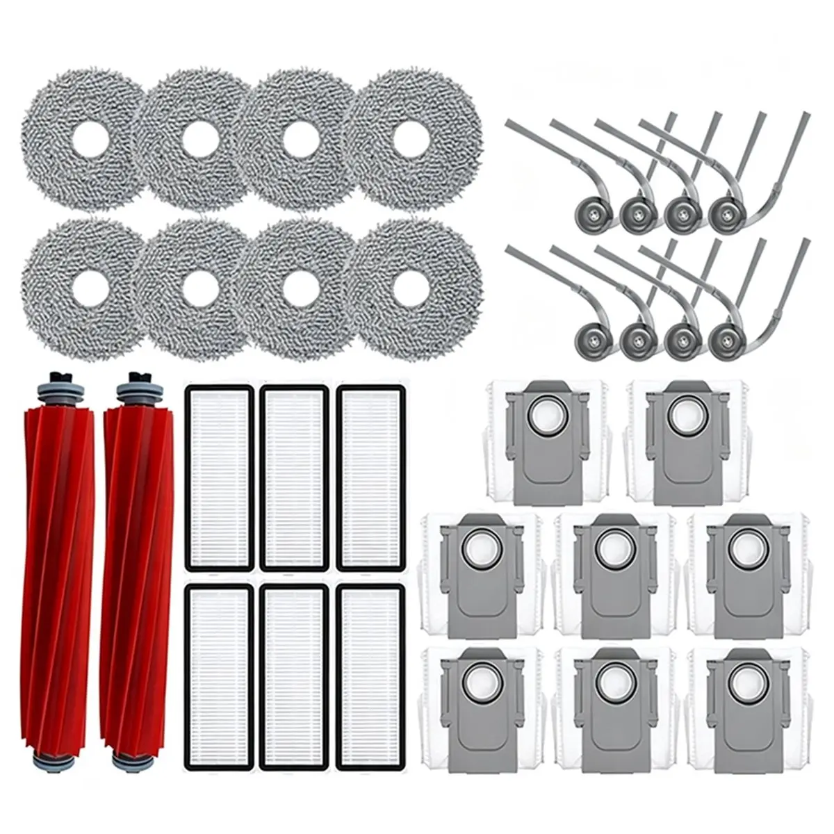 【今日購入】~@-roborock-qrevo-l-qr-798-qv-35a-qr-598-ロボット掃除機アクセサリー用-32個セット