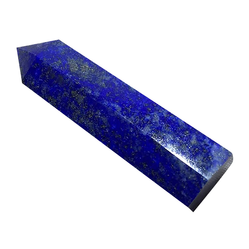 Lapis Lazuli Natural Crystal Column Lapis Lazuli Crystal Column Hexagonal Column Original Stone Decoration Decoration 5-6cm