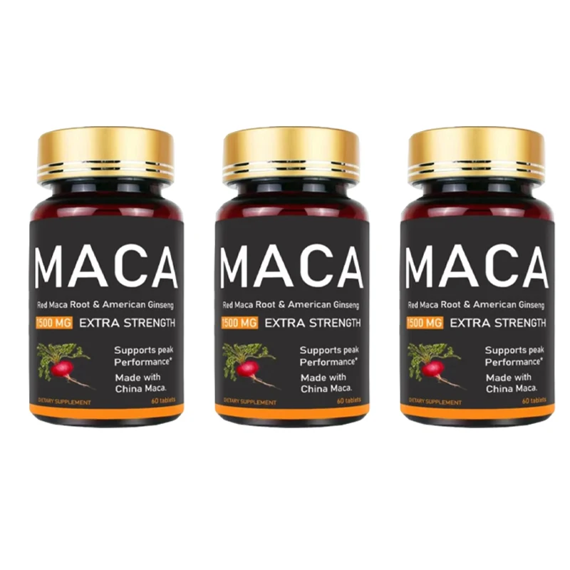 60 pieces of black maca supplement health, improve mood and performance, and increase endurance, strength and effectiveness.