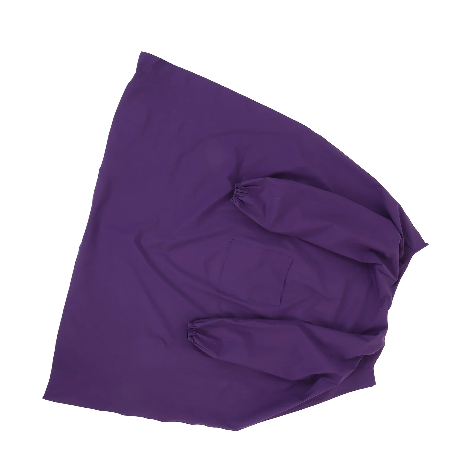 

Waterproof Long Sleeve Apron Purple Adjustable Oil-Proof Kitchen Bib for Cooking Baking Dishwashing Gardening Painting Cleaning