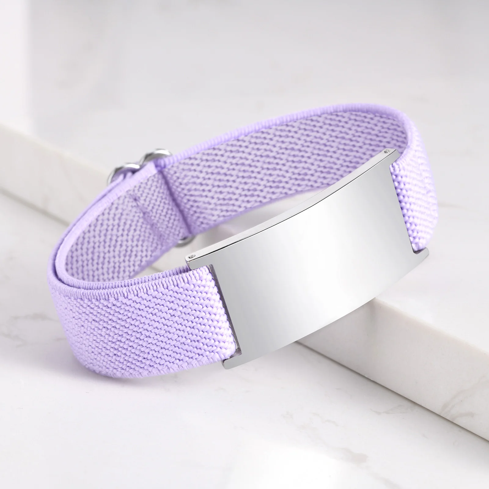 맞춤형 사진 탄성 팔찌, 방수 밀리터리 체인 팔찌, 조정 가능, 맞춤형 각인 ID 쥬얼리