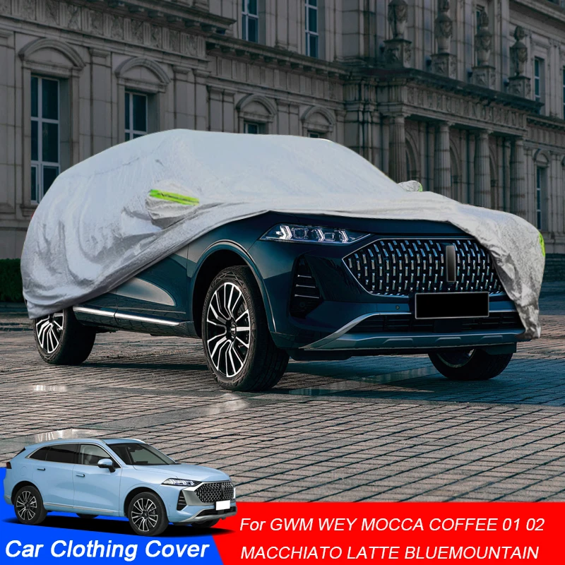 

Car Cover Rain Frost Snow Dust Waterproof Auto Accessories For GMW WEY BLUEMOUNTAIN MOCHA COCCA LATT MOCCHIATO COFFEE 01 02