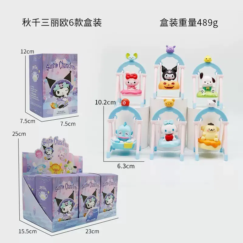 أنيمي الشكل صندوق أعمى سوينغ سانريو دمية كعكة اليدوية نموذج كورومي كعكة عيد ميلاد الديكور هدية غامضة