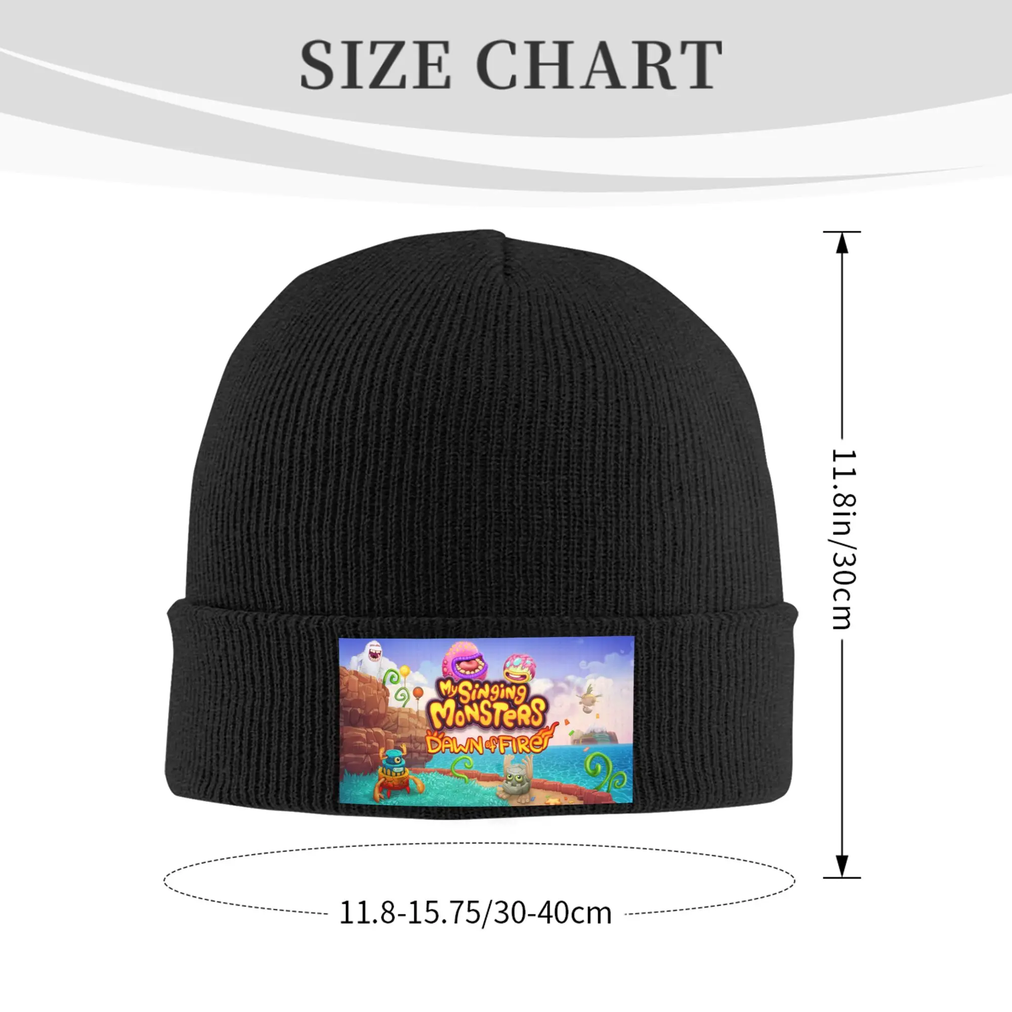 Custom My Singing Monsters Skullies Beanies Caps Men Women Unisex Street Winter Warm Knitting Hat Adult  Bonnet Hats
