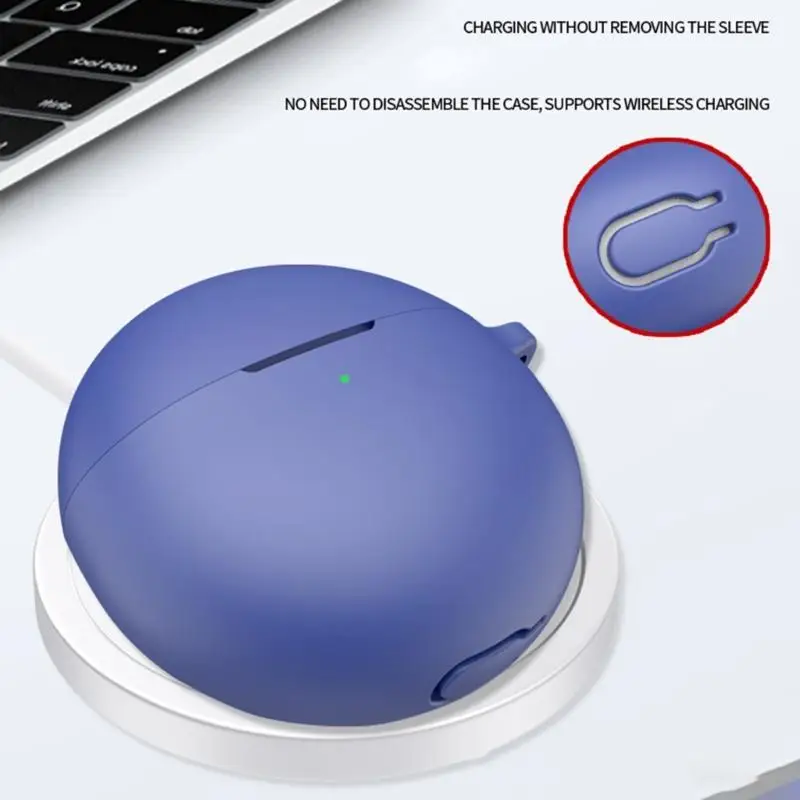 

652F Flexible Silicone Earbuds Case Cover for Freebuds7i Earbuds Perfect Fit Wireless Charging Compatible Durability Accessories