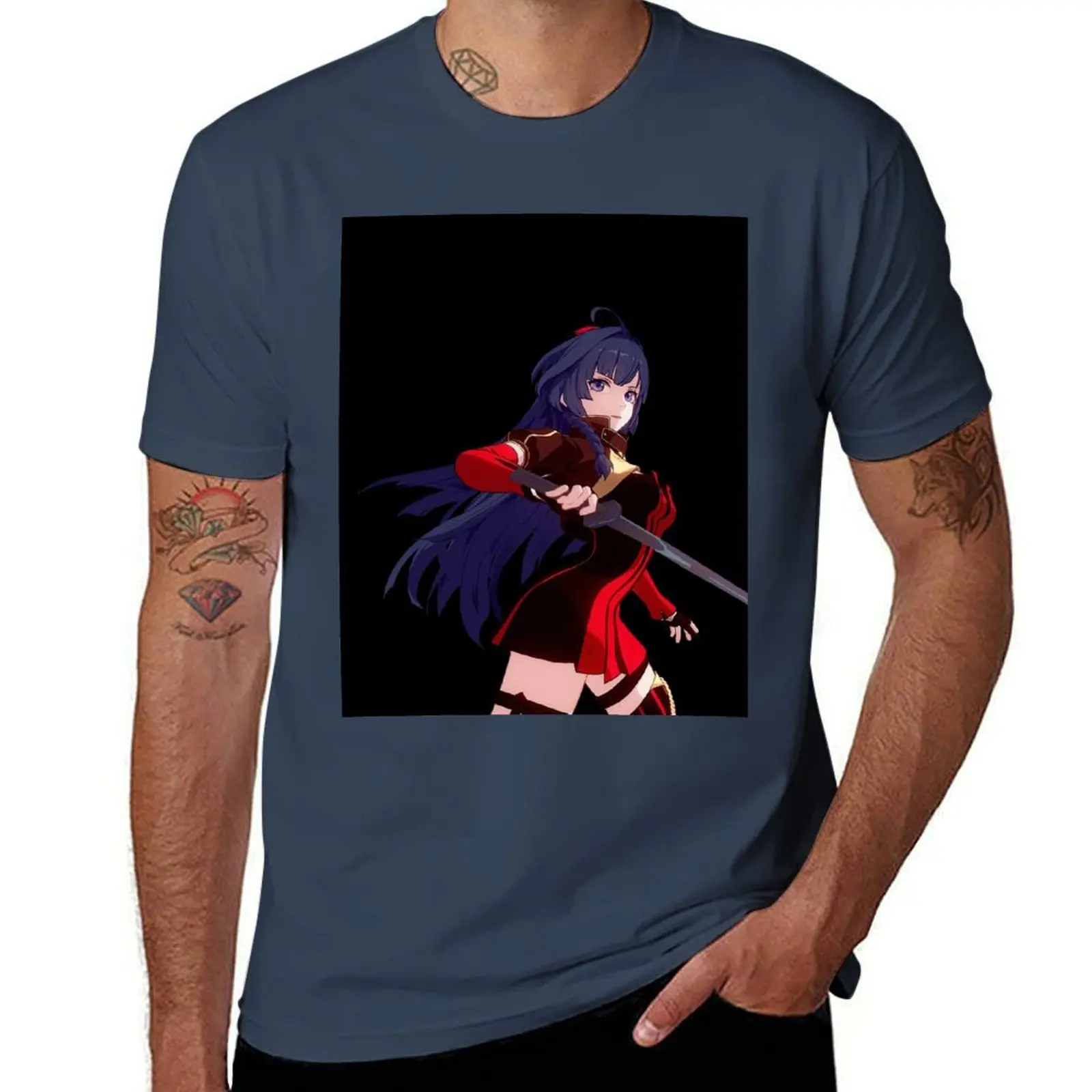 

Valkyrie Bladestrike Raiden Mei T-Shirt g man t shirts for men t shirts for man graphic tees man t shirt graphic T-Shirt