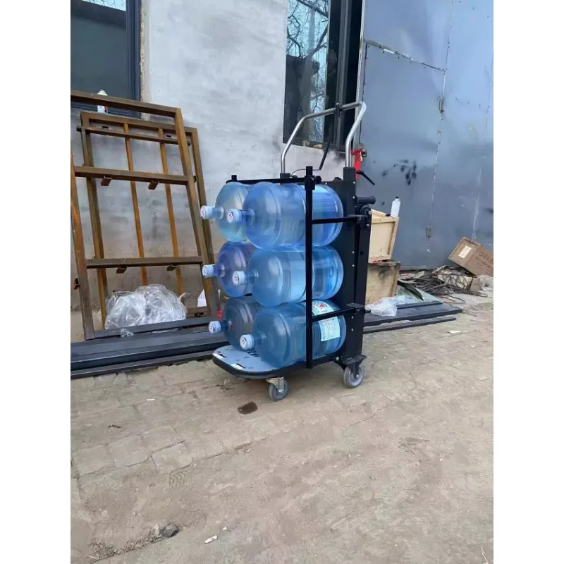 Electric crawler type full automatic stair climbing vehicle for carrying furniture and building materials