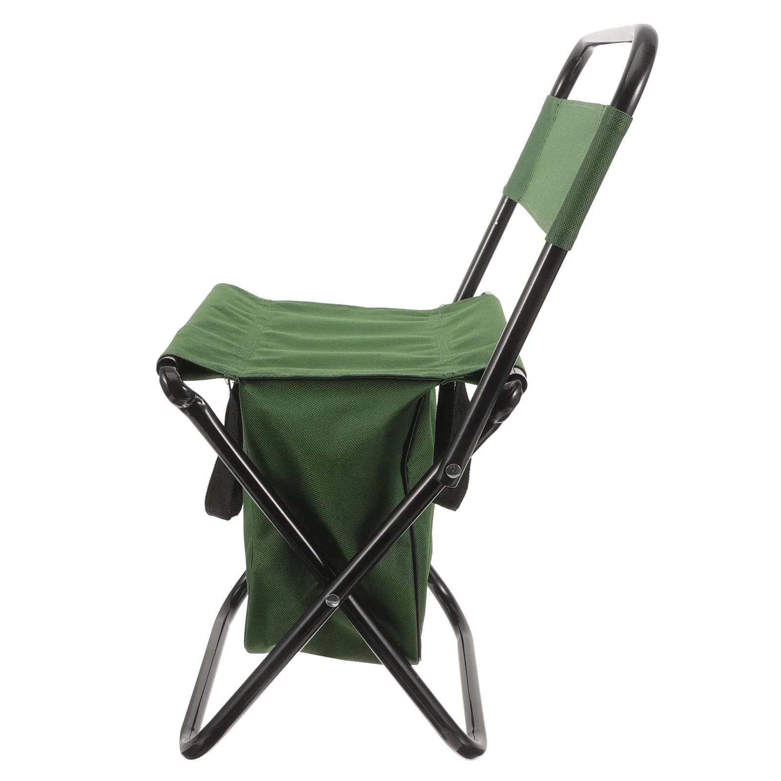 Outdoor Folding Chair Storage Bag Stool Backrest Table Foldable Chairs Metal