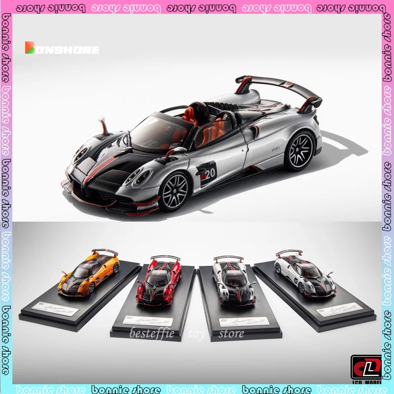 LCD car model 1/64 Pagani Huayra Convertible BC Shanghai Exhibition Edition Alloy simulation Car Model boy collection gift