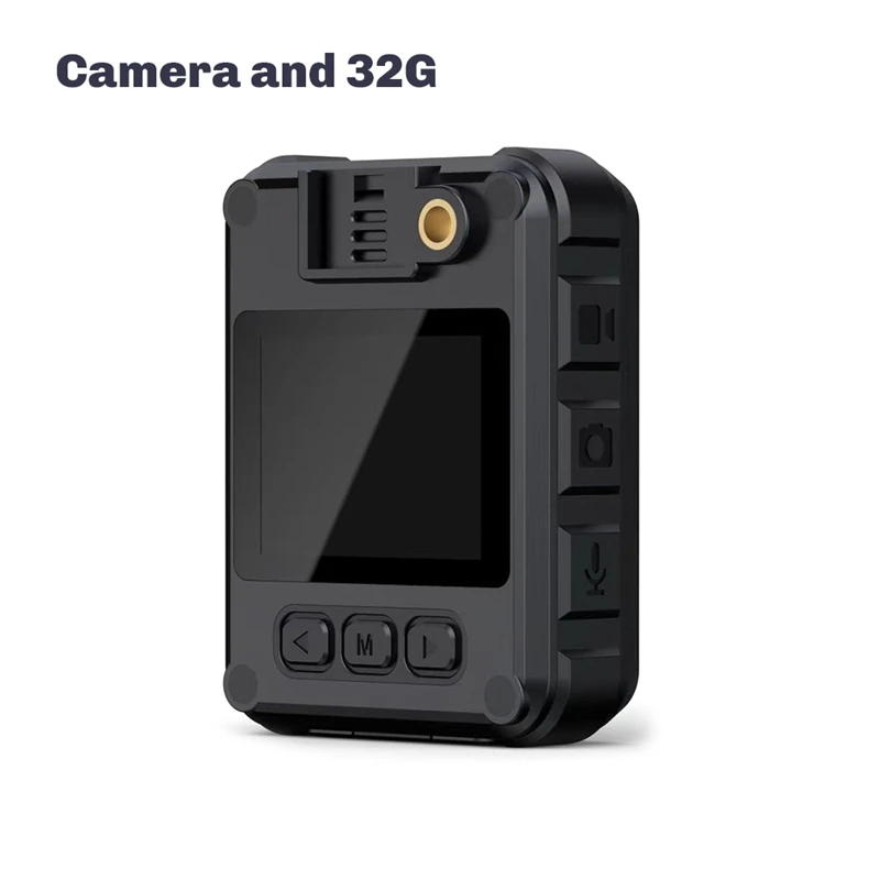 법 집행용 녹음기 와이파이 미니 카메라, 고화질 화면 경찰 바디캠 포함, 4K