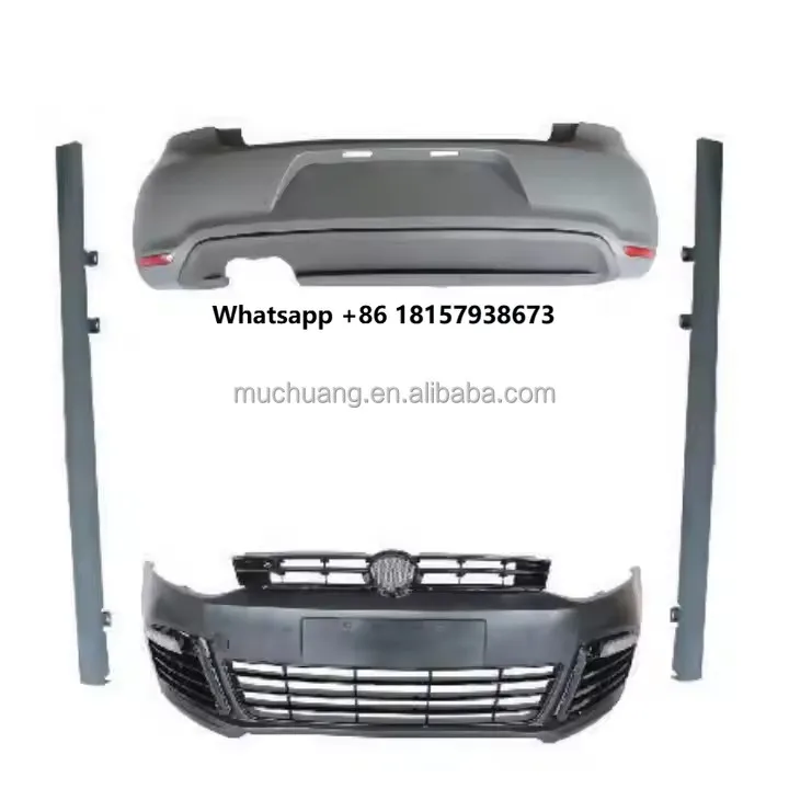 

V W POLO R 2009-2014 Body Parts Kit Front Bumper Grill and CAR Body Modification