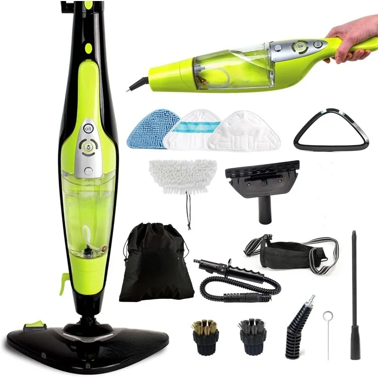 HD DUALBLAST Steam Mop and Handheld Steam Cleaner For Floor Cleaning, Hardwood Floors, Grout Cleaner, Upholstery Cleaner,