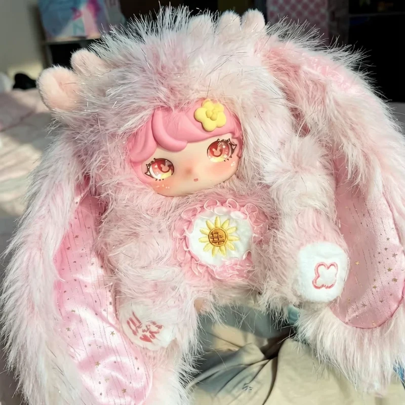 

Новая плюшевая кукла-зайчик Luxi Fluffy Bunny 400% (слепая коробка), настольное украшение, подарок на День святого Валентина для взрослых женщин и девушек