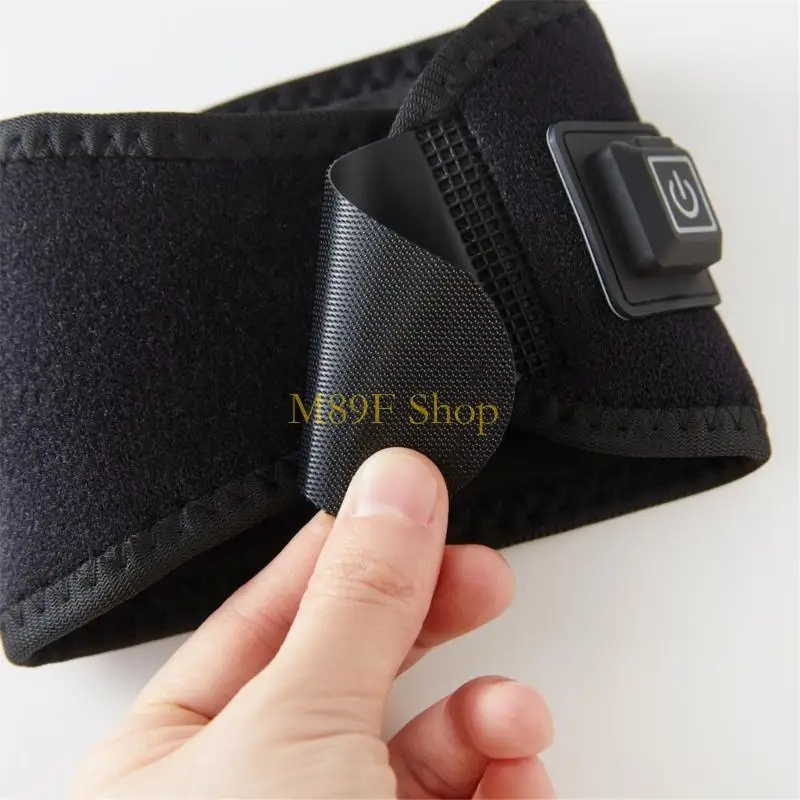 M89F Heated Wrist Pad 3 Heat Setting Rechargeable Wrist Heating Pad Heated Wrist Wrap