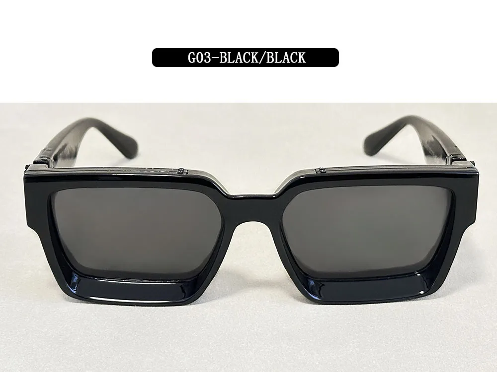 Senior Quadratische Sonnenbrille Herren Vintage Millionaire Sonnenbrille Damen Silber Retro Modebrille Dropshipping Gafas De Sol Hombre – Detail 26