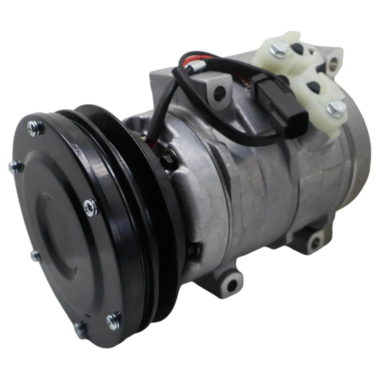 24V Air Conditioning Compressor 241875 KCN9822GW 46C0752 Fits for John Deere 120C 160CLC 450DLC 600LC 650DLC 800C 850DLC