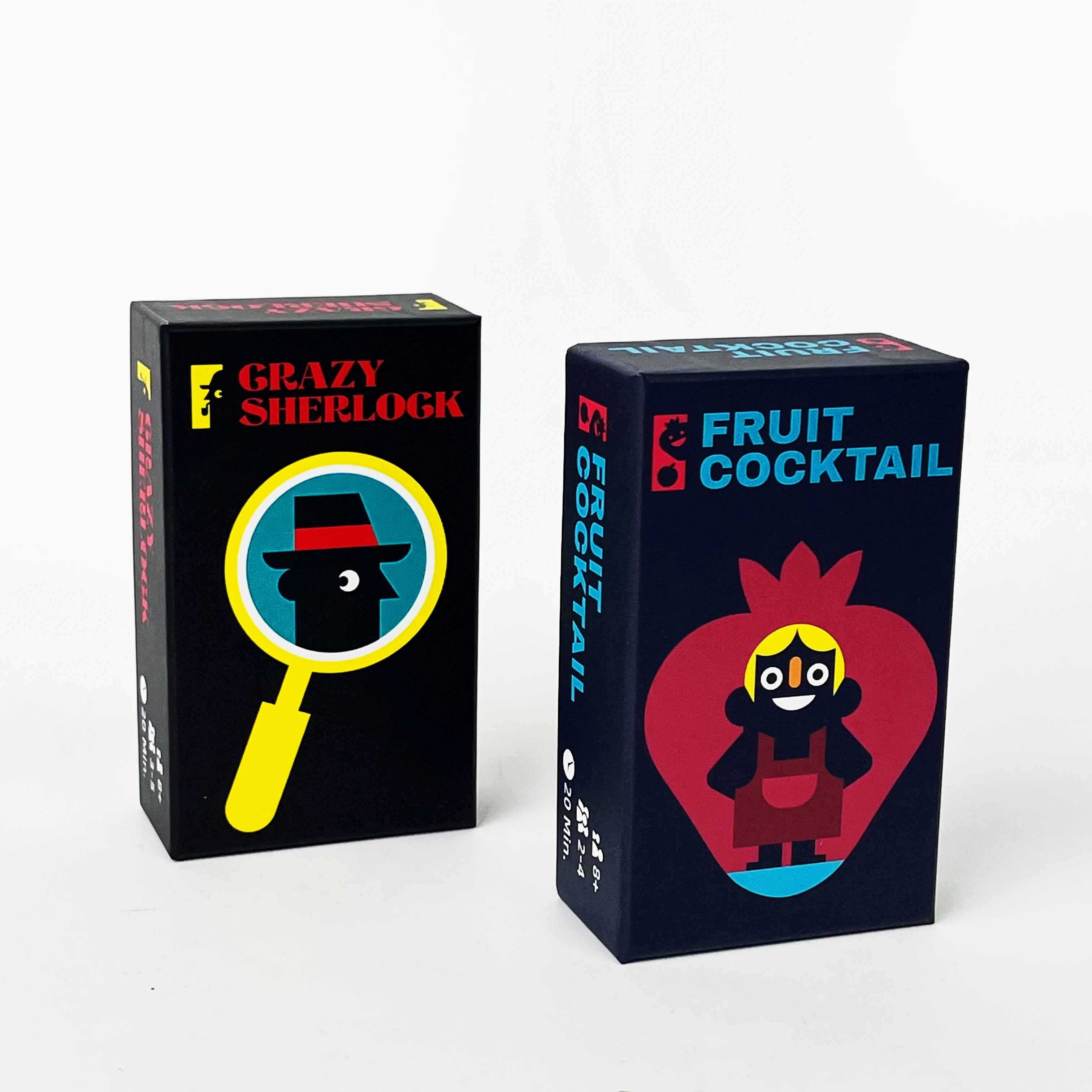 

Travel-Friendly Family Card Game: Crazy Sherlock、Fruit Cocktail – Lightweight & Strategic, Perfect for Home Evening