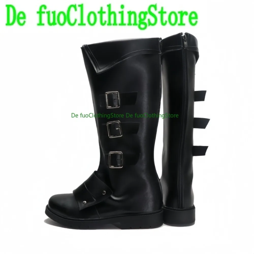 DefuoClothing الفرسان Ulpian تأثيري أحذية ستة نجوم ريبر شخصية الأحذية هالوين كرنفال ملابس تنكرية للحفلات الإكسسوارات الأحذية